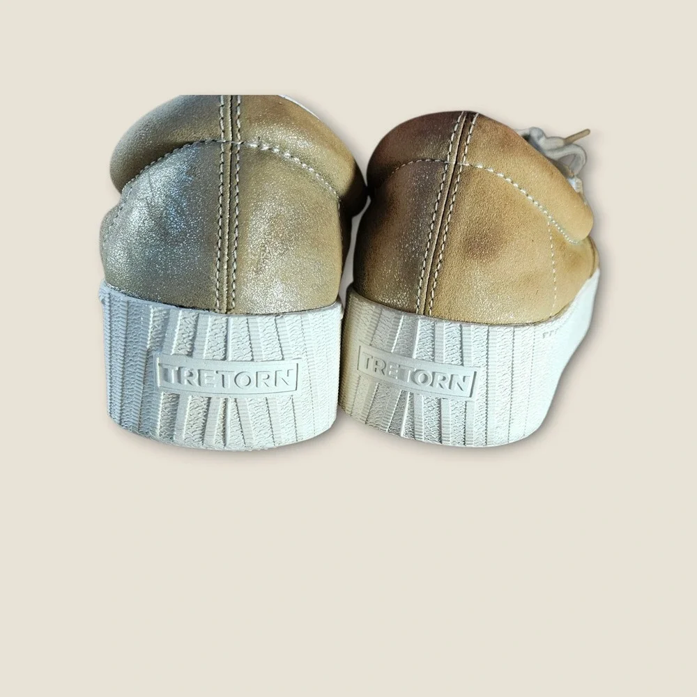 Tretorn Womens Wtny Lite 6 Bold‎ Leather Platform Sneakers Shoes Size 10